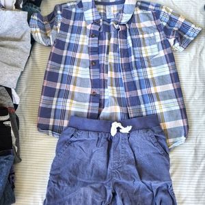 Boys Just One You shirt and short set